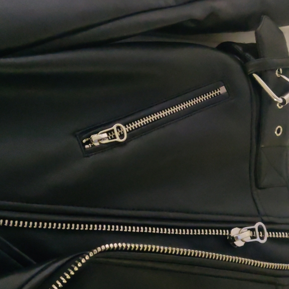 Zara trf collection faux leather jacket - Picture 4 of 5